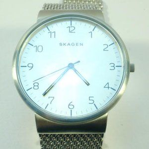 Men's SKAGEN ANCHER SKW6163 SILVER STAINLESS STEEL 40mm x 8mm CASE